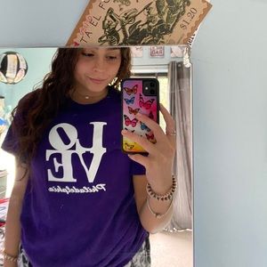 Purple long comfy shirt